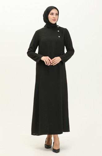 Black Abaya 6977-01