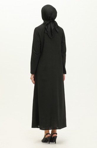 Black Abaya 6977-01