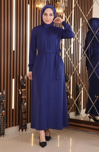 عباءه نيلي 14497