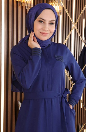 عباءه نيلي 14497