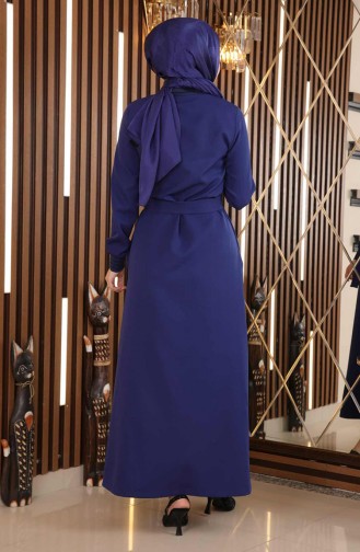 عباءه نيلي 14497