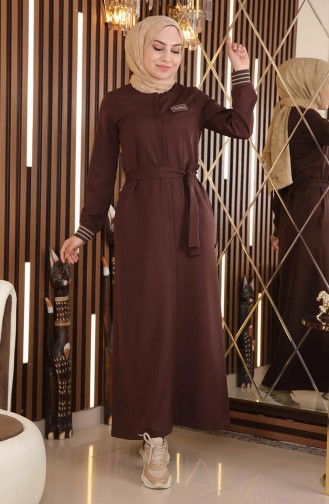 Brown Abaya 14493