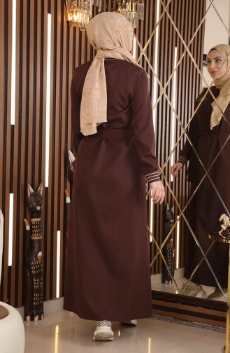 Brown Abaya 14493