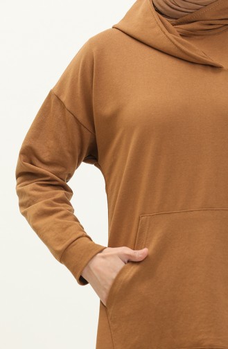 Kanguru Cepli Spor Tunik 3032-11 Taba