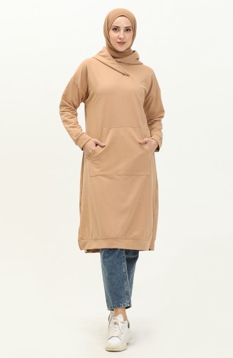 Kangaroo Pocket Sports Tunic 3032-15 Camel 3032-15