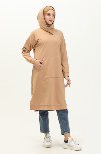 Kangaroo Pocket Sports Tunic 3032-15 Camel 3032-15