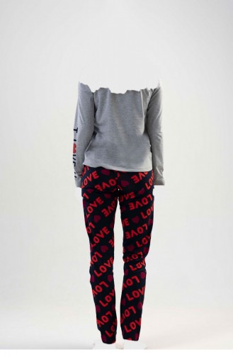 Gray Pyjama 2010753235.GRİ MELANJ