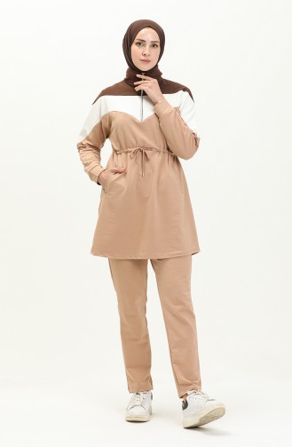 Beige Trainingspak 71072-04