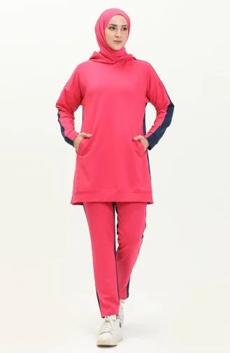Trainingsanzug mit Kapuze Set 71080-02 Fuchsia 71080-02