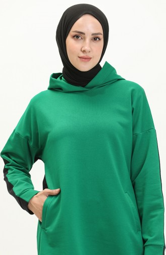 Hooded Tracksuit Set 71080-04 Green 71080-04