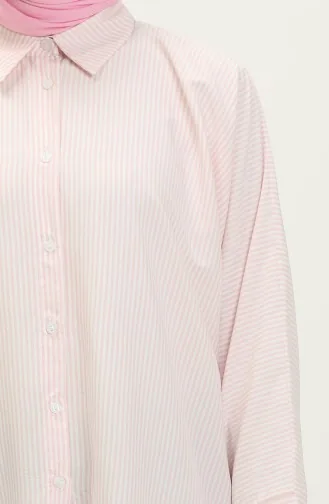 Hemd mit Schlitz-Detail 70042-03 Lachs 70042-03