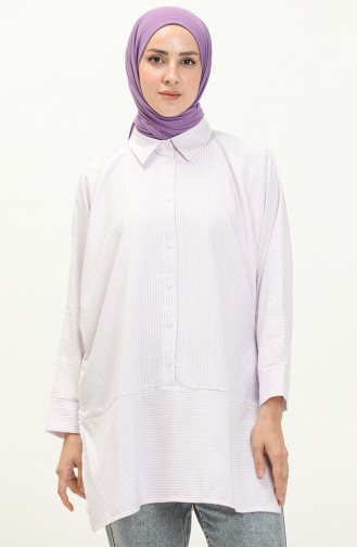 Lilac Overhemdblouse 70042-04