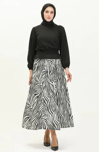 Bluse-Rock Zweiteiler 10564-01 Schwarz 10564-01