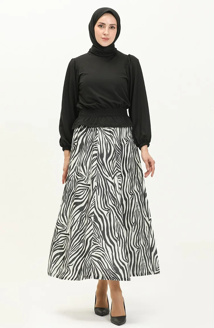 Bluse-Rock Zweiteiler 10564-01 Schwarz 10564-01