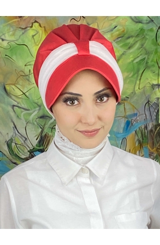 Weiß Praktischer Turban 19FSPK104-03