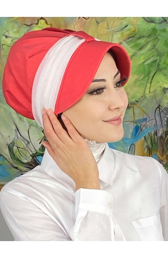 Weiß Praktischer Turban 19FSPK104-03