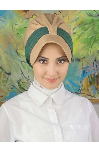 Mint green Ready to wear Turban 19FSPK45-12