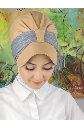 Gray Ready to Wear Turban 19FSPK45-14