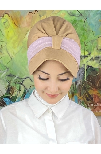 Light Lilac Ready to wear Turban 19FSPK45-01