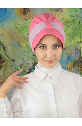 Zucker-Pink Praktischer Turban 19FSPK63-01