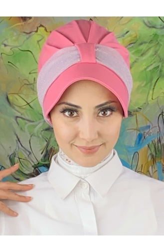 Sugar Pink Ready to Wear Turban 19FSPK63-01