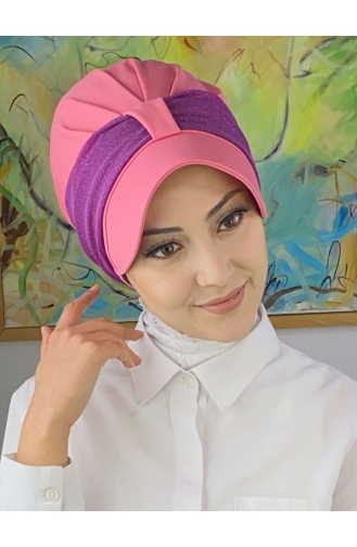 Purple Ready to wear Turban 19FSPK63-02