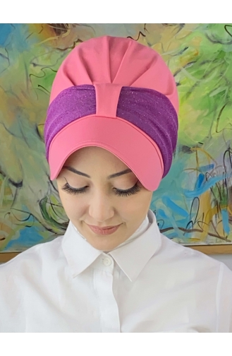 Purple Ready to wear Turban 19FSPK63-02