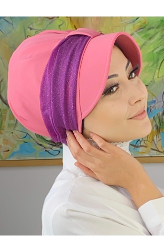 Purple Ready to wear Turban 19FSPK63-02