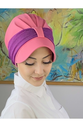 Purple Ready to wear Turban 19FSPK63-02