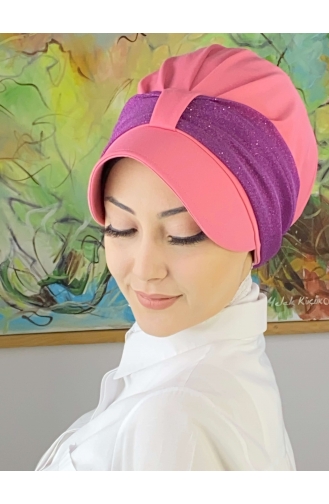 Purple Ready to wear Turban 19FSPK63-02