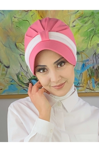 White Ready to Wear Turban 19FSPK63-03