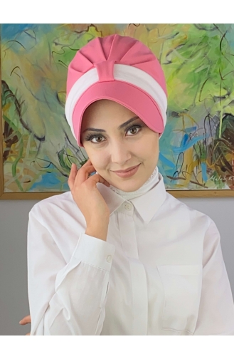 White Ready to Wear Turban 19FSPK63-03