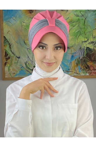 Grau Praktischer Turban 19FSPK63-04