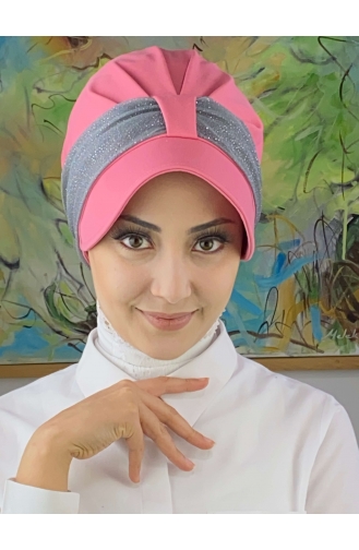 Grau Praktischer Turban 19FSPK63-04