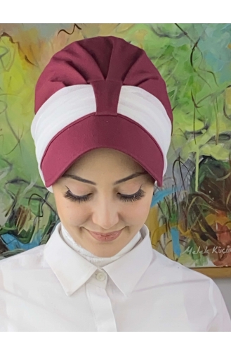 Weinrot Praktischer Turban 19FSPK81-02