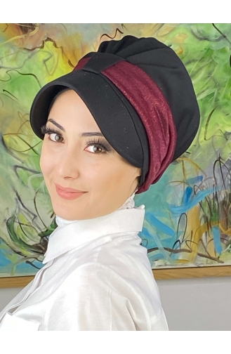 Weinrot Praktischer Turban 19FSPK30-12