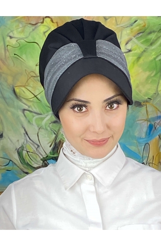 Grau Praktischer Turban 19FSPK30-13