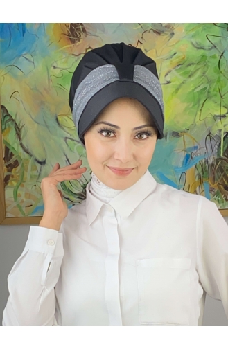 Grau Praktischer Turban 19FSPK30-13