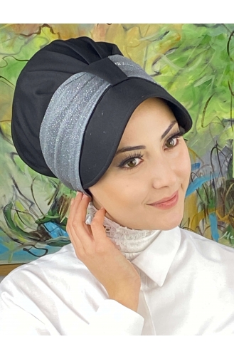 Gray Ready to Wear Turban 19FSPK30-13