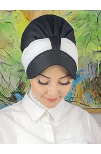 Weiß Praktischer Turban 19FSPK30-15