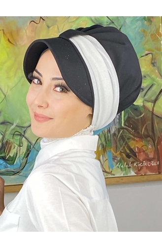 Weiß Praktischer Turban 19FSPK30-15