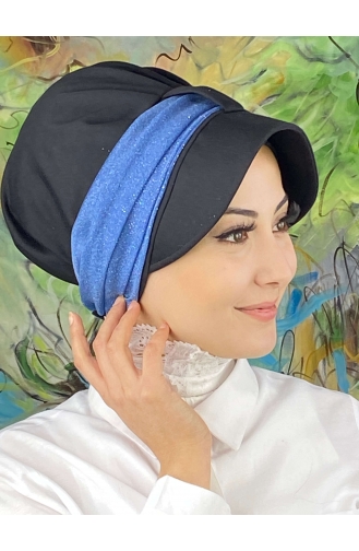Light Blue Ready to Wear Turban 19FSPK30-01