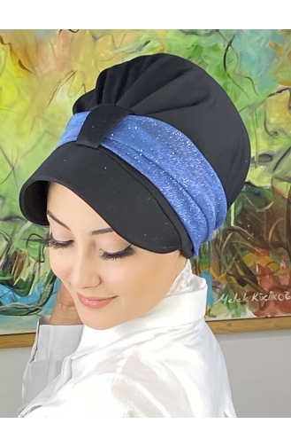 Light Blue Ready to Wear Turban 19FSPK30-01
