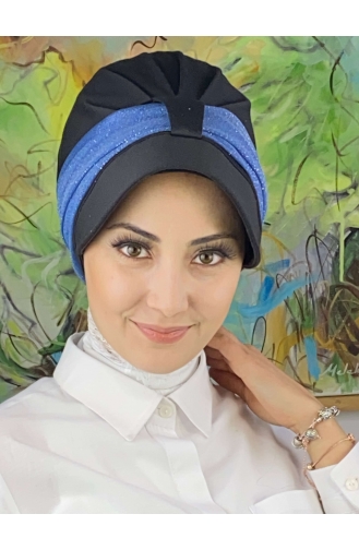 Light Blue Ready to Wear Turban 19FSPK30-01