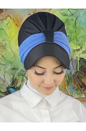 Light Blue Ready to Wear Turban 19FSPK30-01