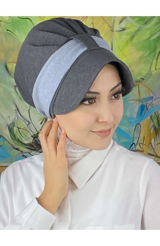 Light Gray Ready to wear Turban 19FSPK87-02