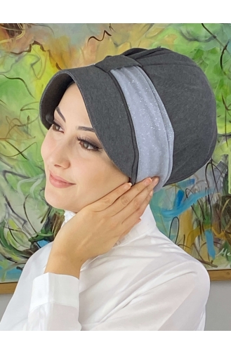 Light Gray Ready to wear Turban 19FSPK87-02