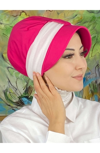 Dunkelrose Praktischer Turban 19FSPK101-02