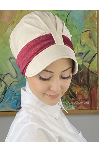 Claret red Ready to wear Turban 19FSPK72-05