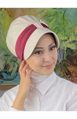 Claret Red Ready to Wear Turban 19FSPK72-05